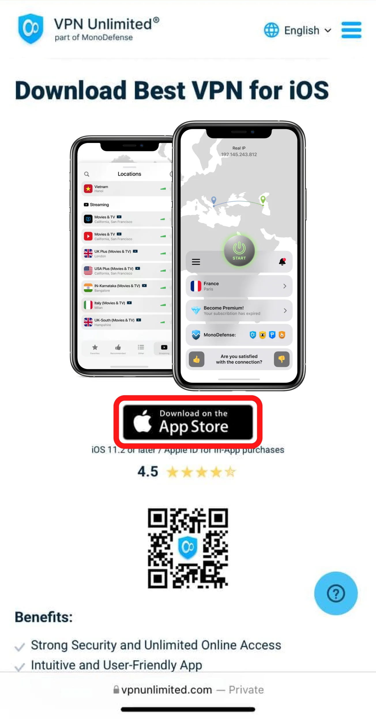 How to install KeepSolid VPN Unlimited Application on iOS from App Store